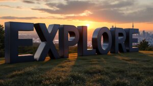 Outdoor Landmark Letters